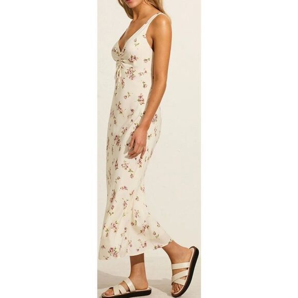 AUGUSTE  MELODIE MIDI DRESS size L - Picture 10 of 12